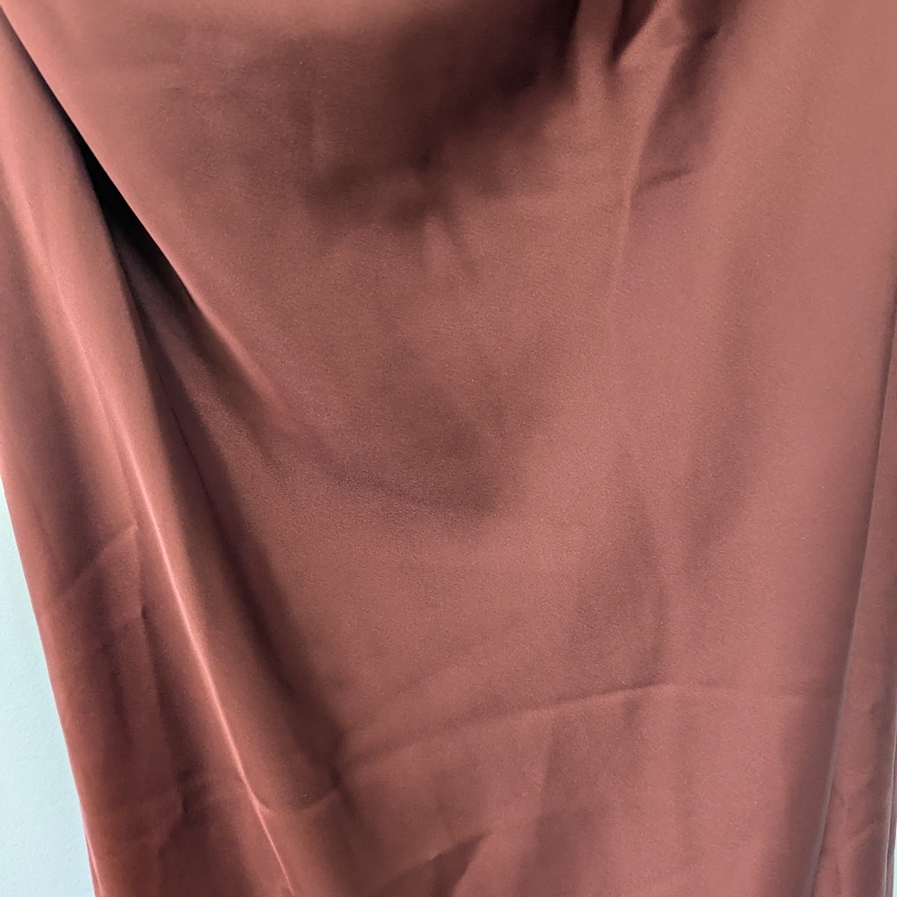 Reverly Jade Satin Dress Formal Wedding Guest One Shoulder - Picture 6 of 16